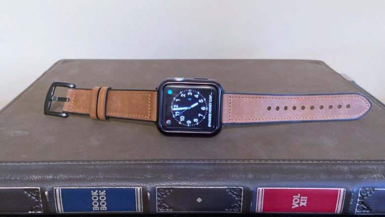 Speidel Light Brown Leather Luxury Watch Band and Protective Case for Apple Watch review
