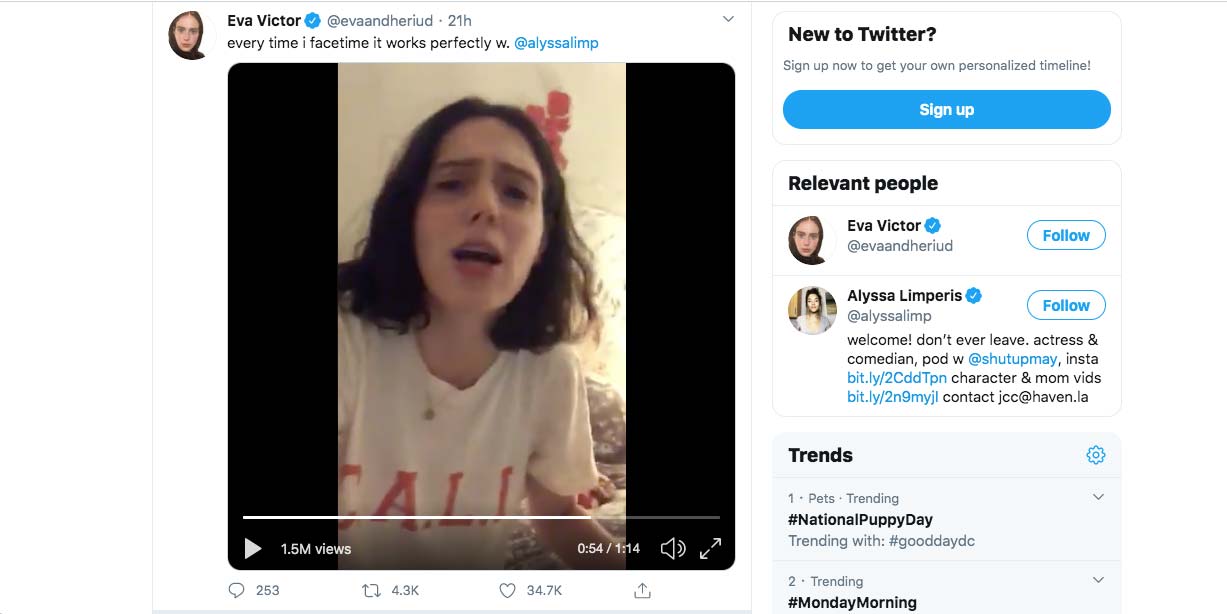 FaceTime coronavirus