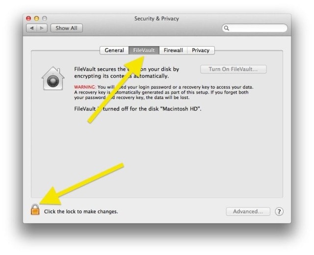 Filevault is essntial for any Mac. 