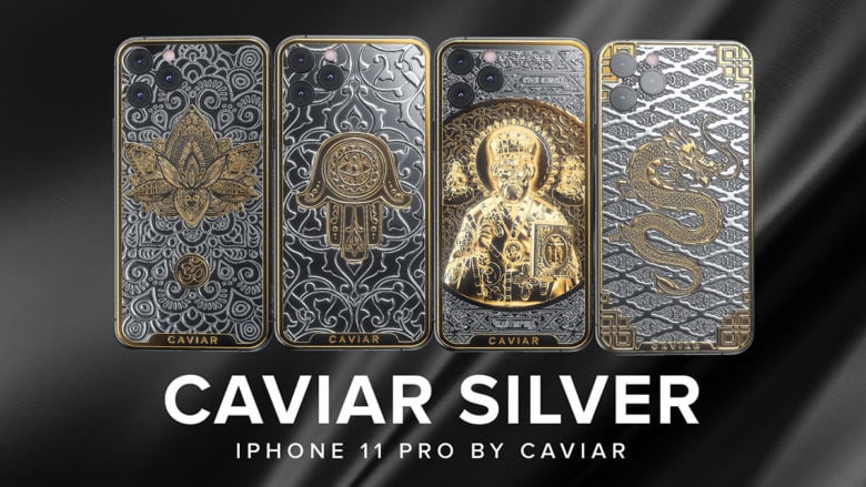 Caviar Silver iPhones