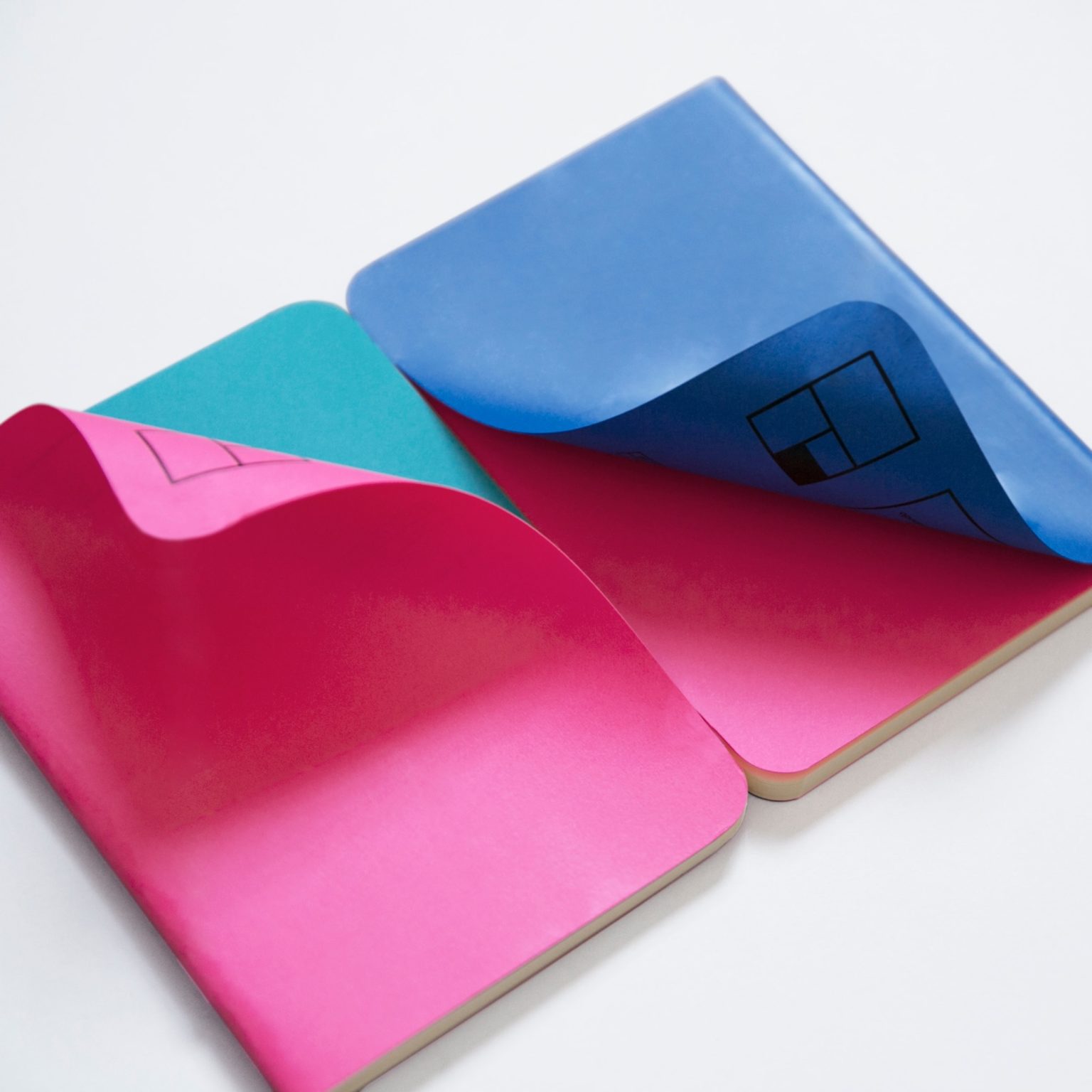 colored notebooks