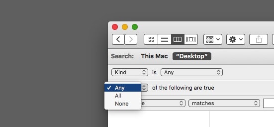 You can exclude or include search terms as you set up Mac Smart Folders.