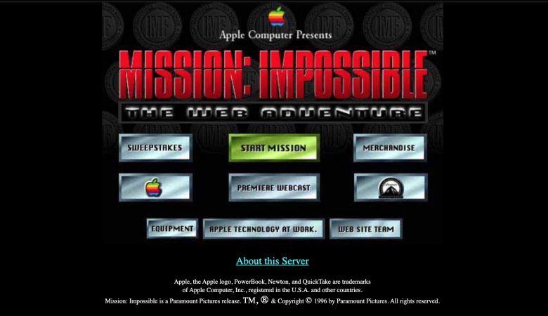 Mission: Impossible The Web Adventure: Apple's big Hollywood promo proved about as effective as a shoe phone.