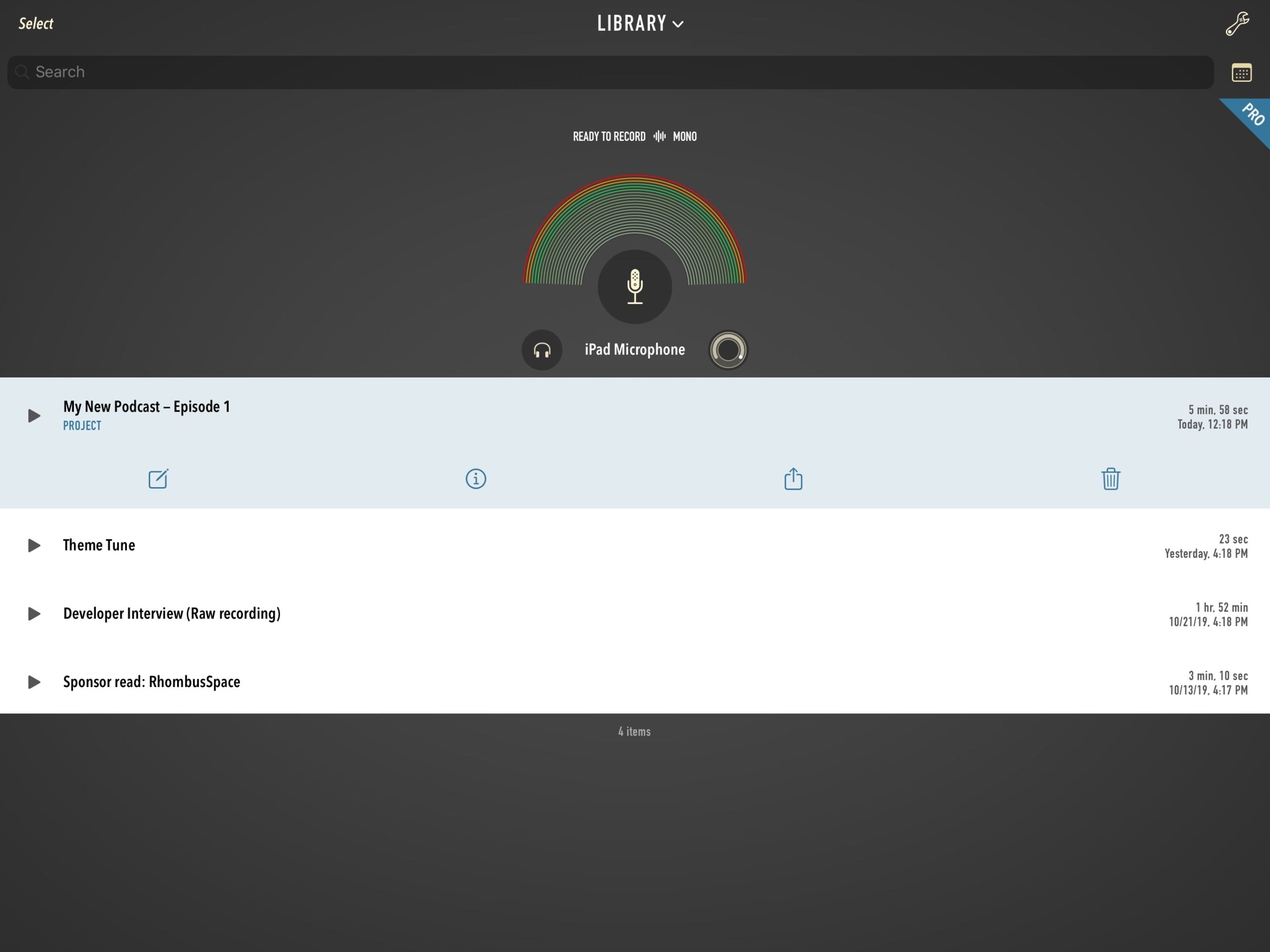 Ferrite 1 pad Ferrite Recording Studio is perfect for podcasters.