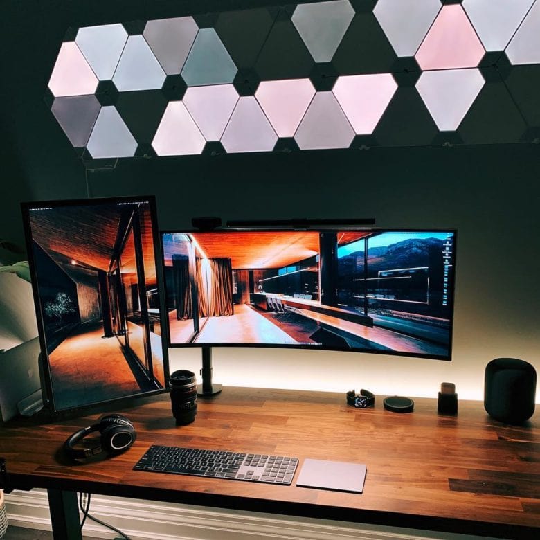 A cozy but epic setup