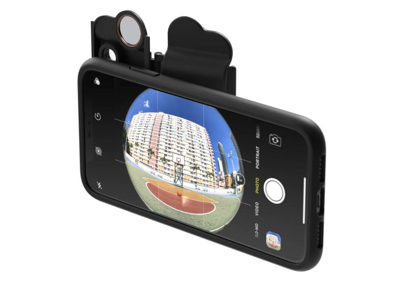 fisheye lens on ShiftCam iPhone case