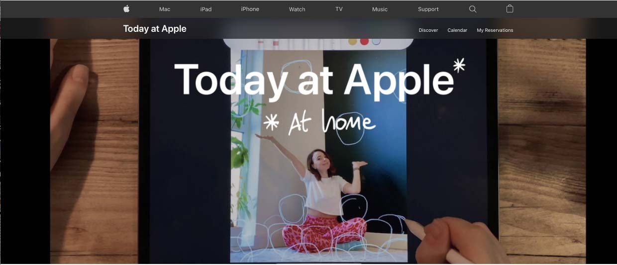 Apple launches Today at Apple at home