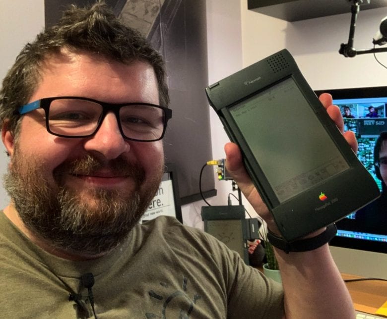 Organizer Paweł Piotrowski during the 2020 Worldwide Online Newton Conference.