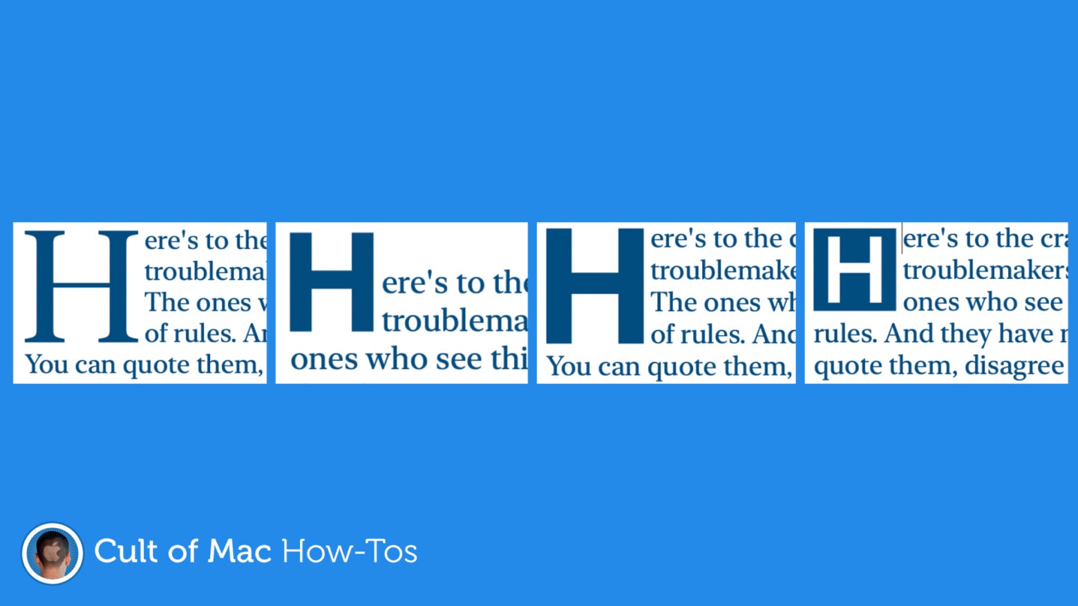 How to use drop caps in Pages to make your documents pop