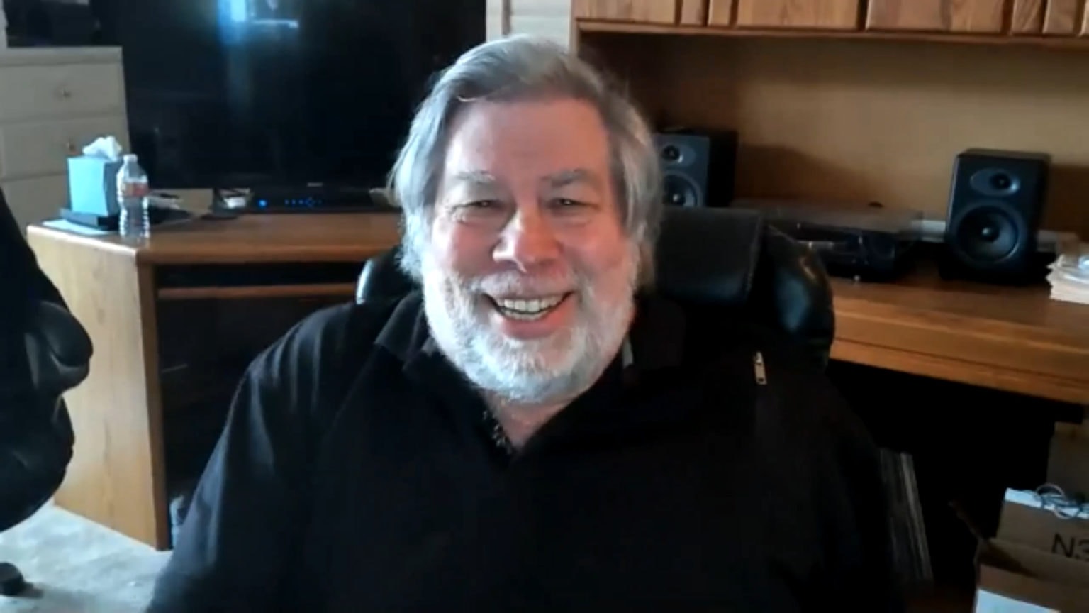 Guess who showed up as a surprise attendee at the online Newton conference: Steve Wozniak!