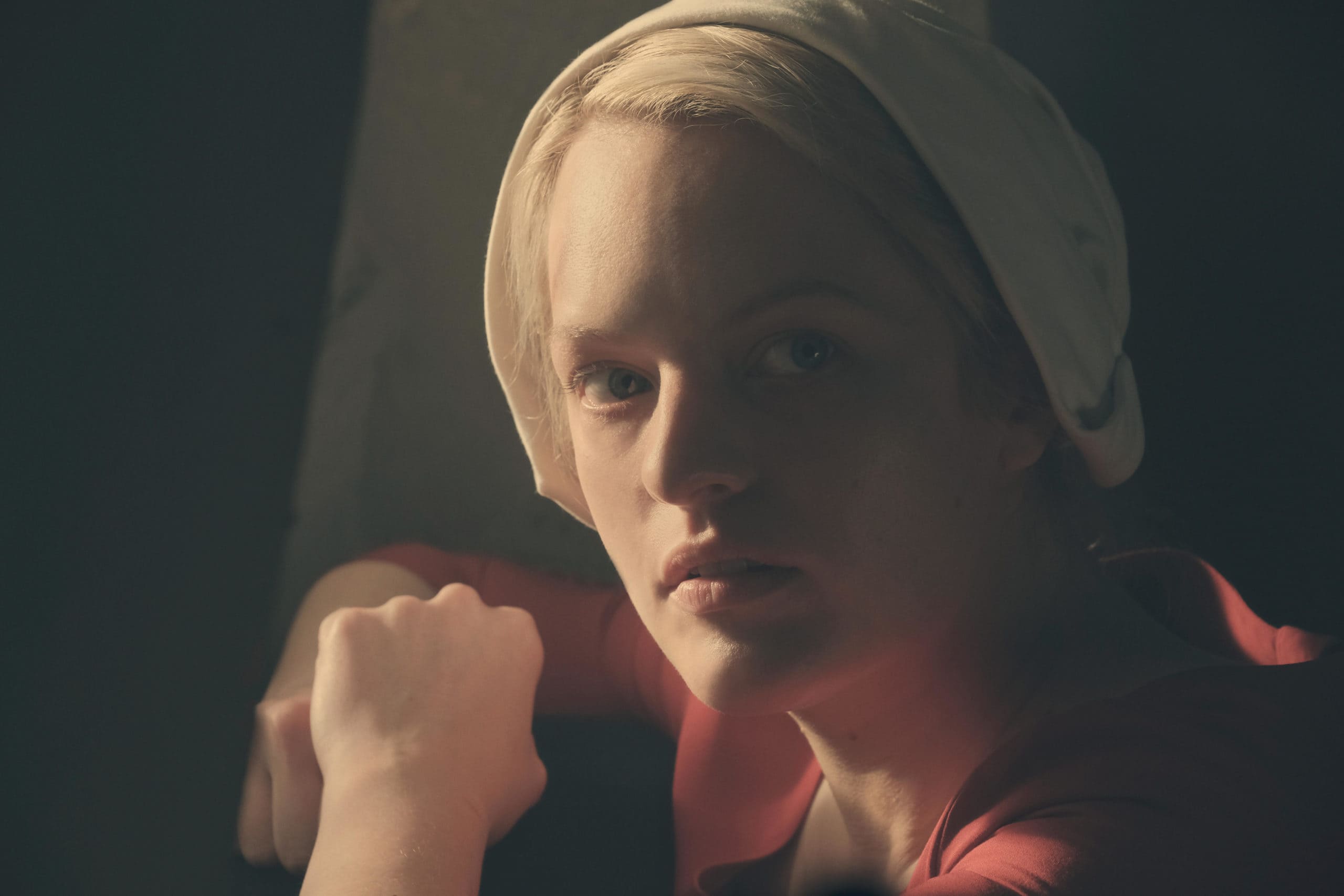 In The Handmaid's Tale, Elisabeth Moss makes the nightmare real.