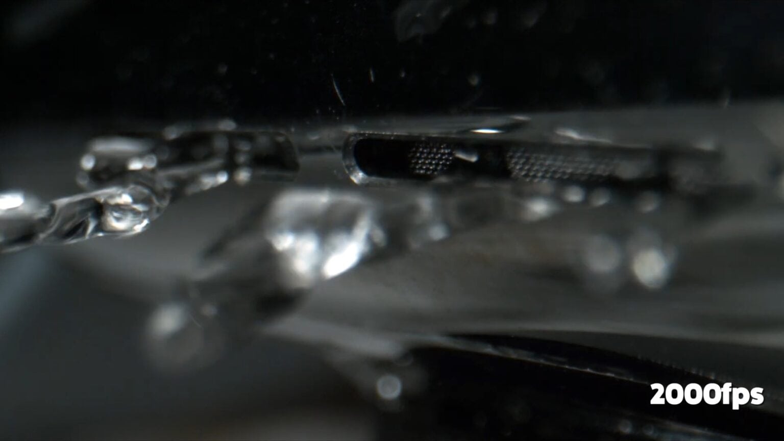 Apple Watch spits out water.