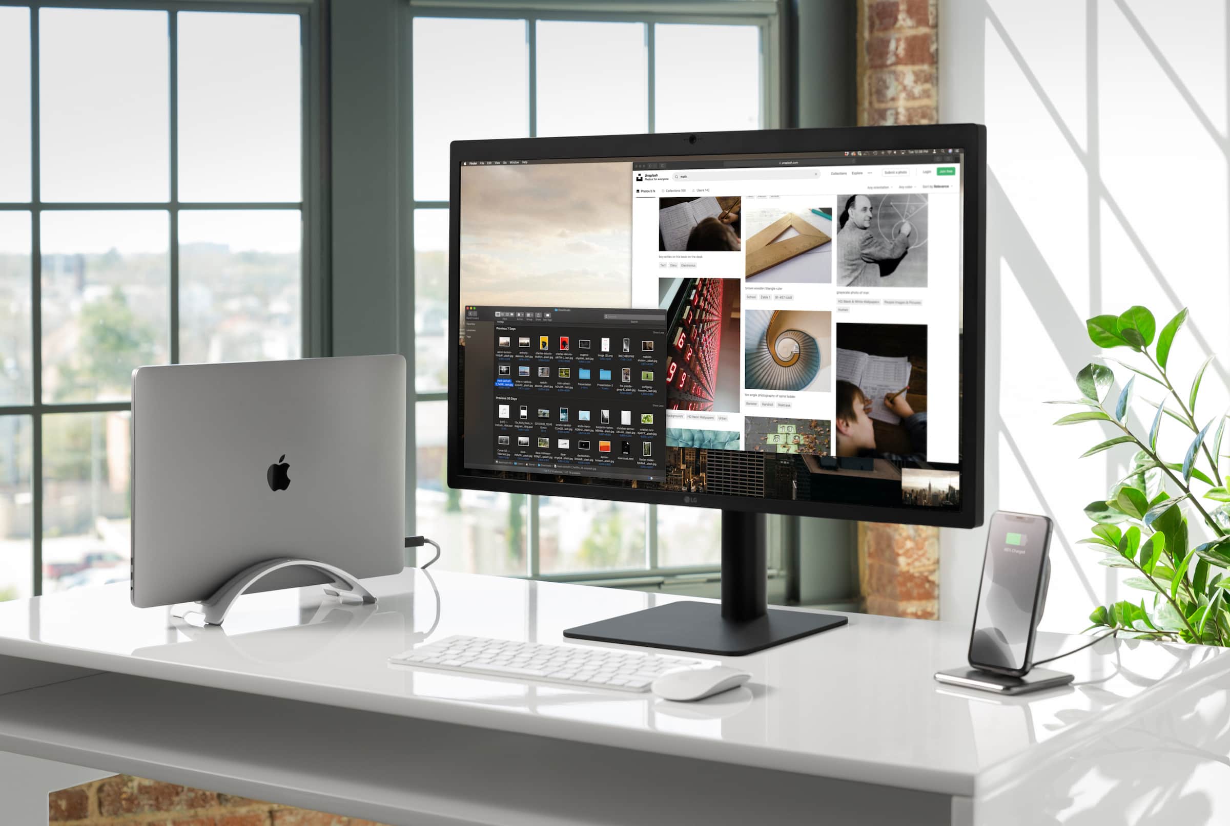 Twelve South BookArc stand for MacBook.