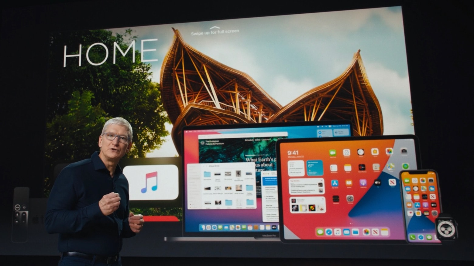 Tim Cook opened and closed WWDC 2020