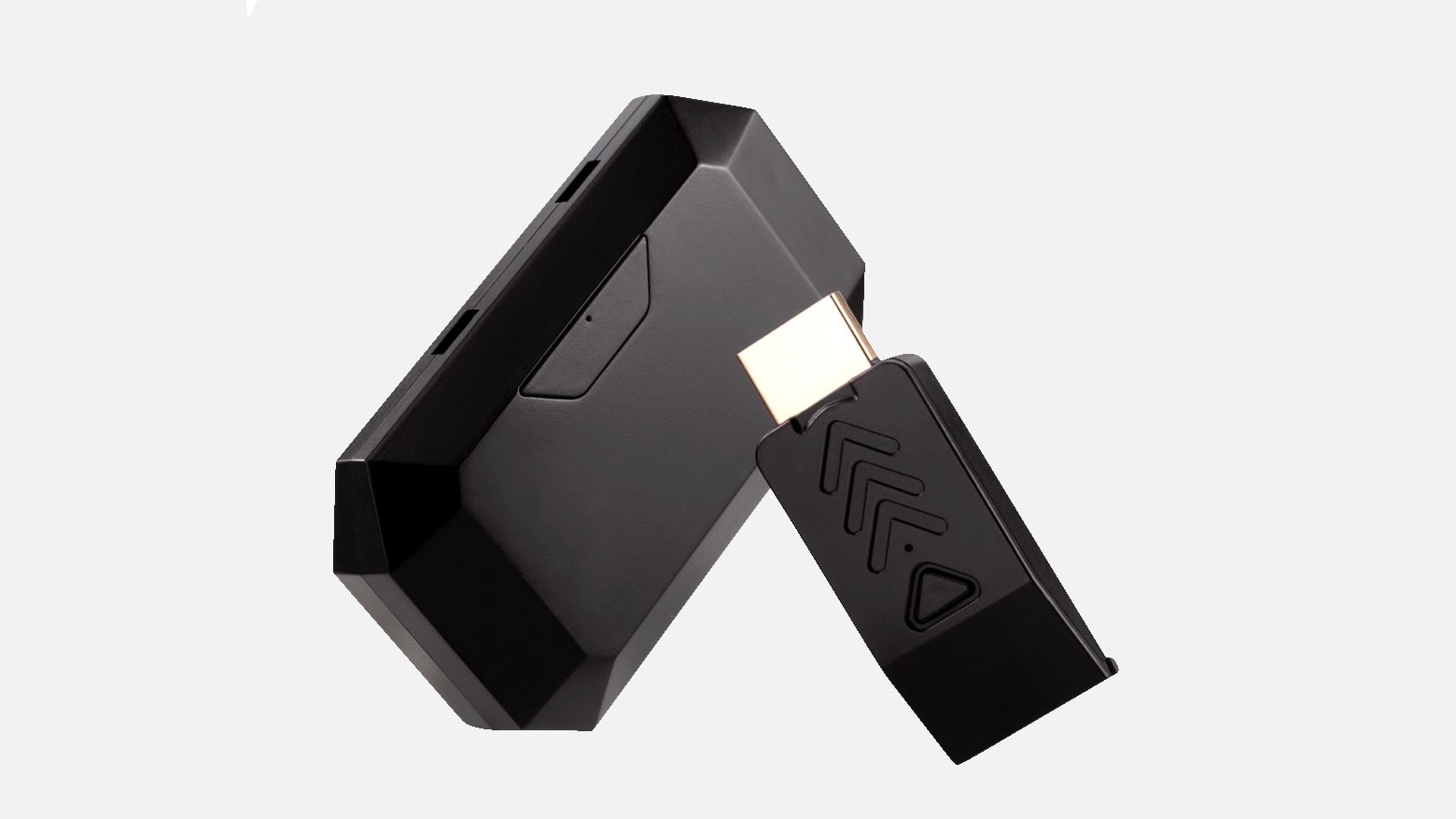 Hyper Mirror includes a transmitter and a receiver.