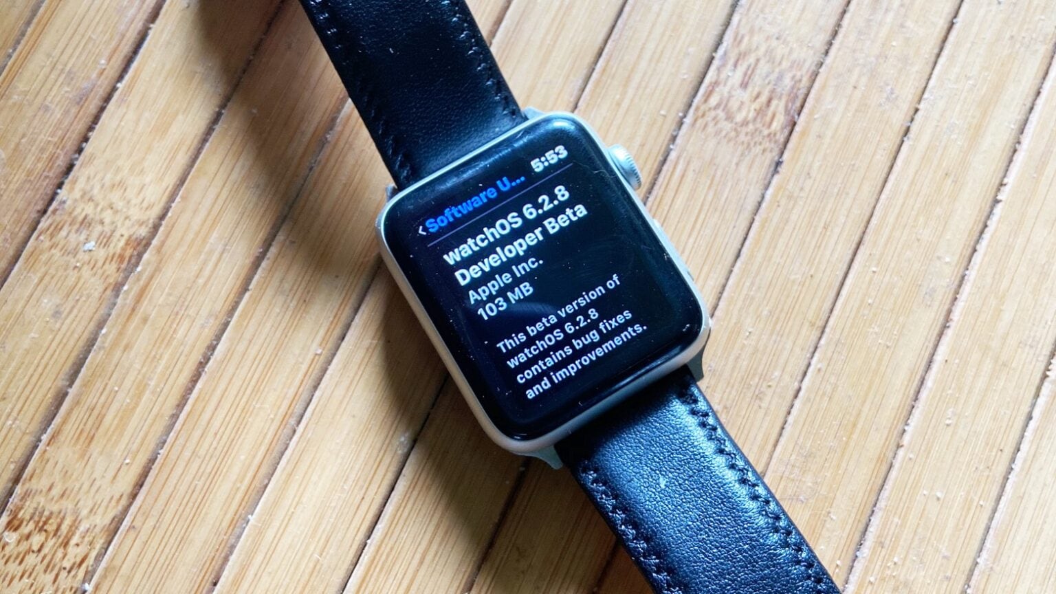 watchOS 6.2.8 beta is out