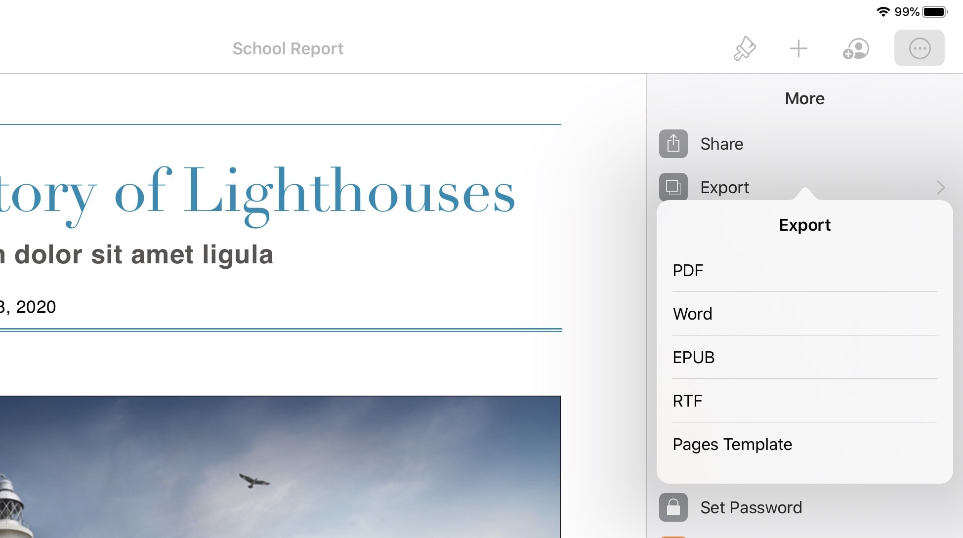Save Pages documents as a PDF to prevent unwanted edits [Pro tip]