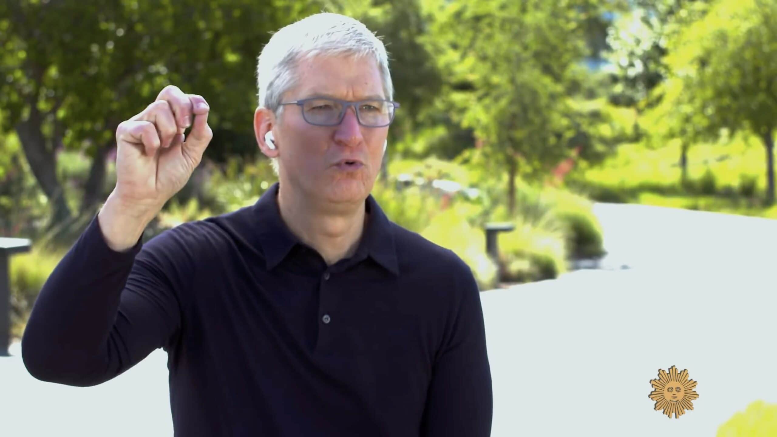 Tim Cook talks to John Dickerson