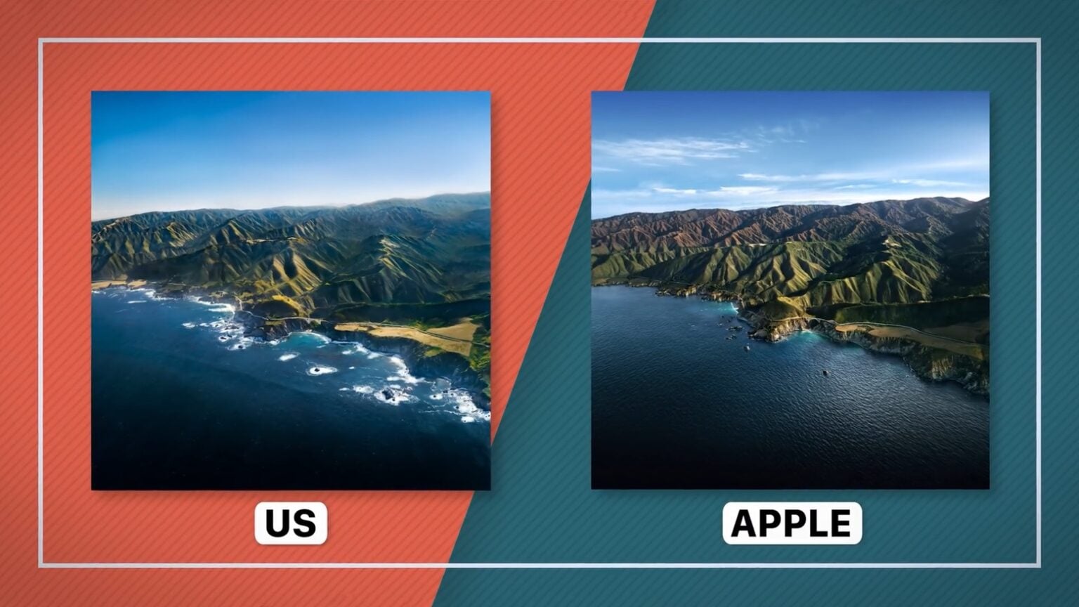 It took a helicopter and some luck to re-create the macOS Big Sur wallpaper.