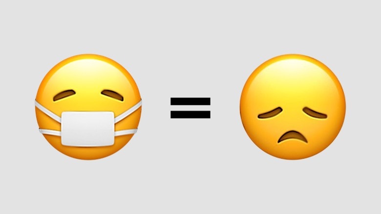 The medical mask emoji needs an update for 2020.