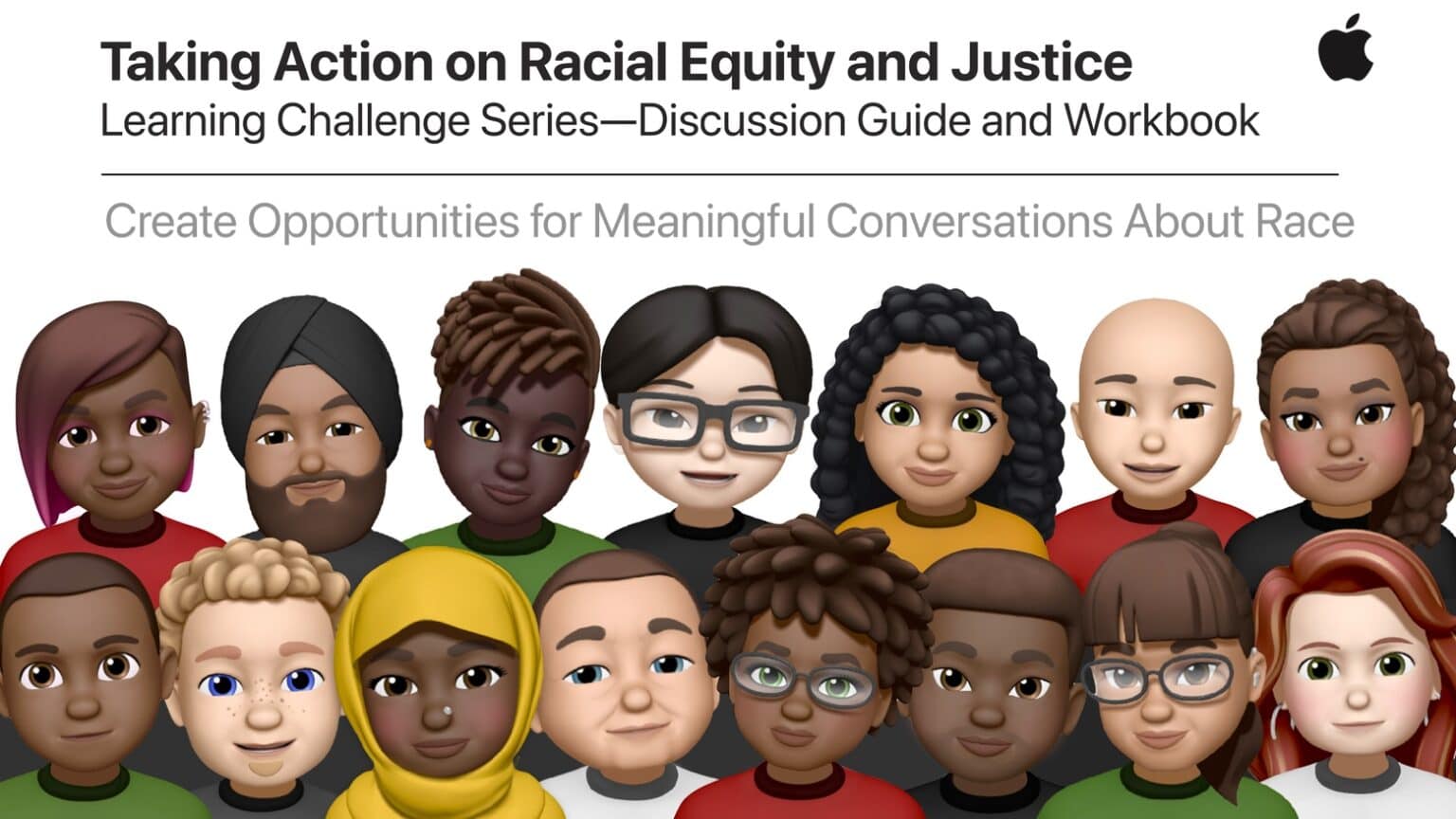 Apple released a guide to talking about Apple racial equity.