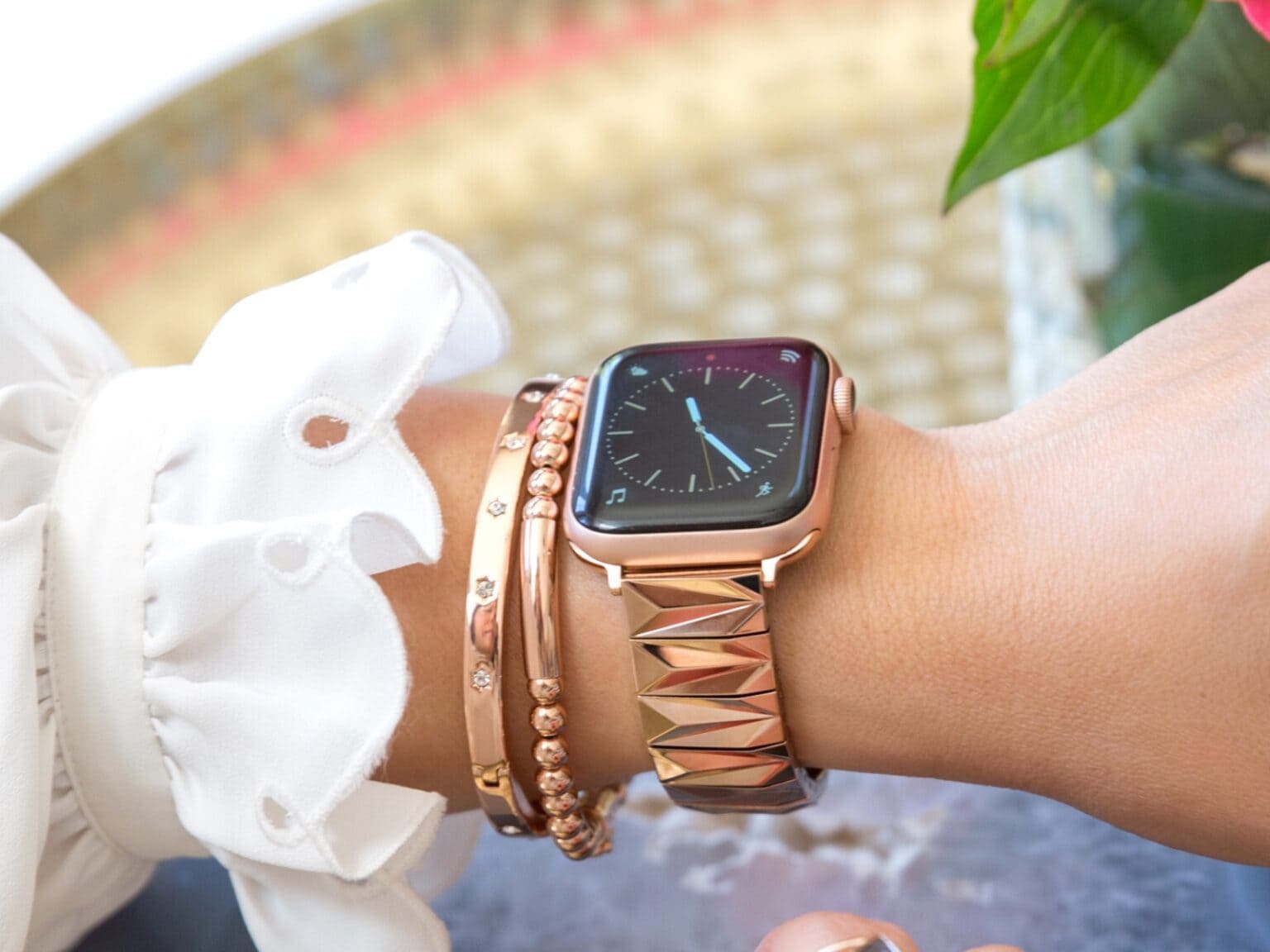 Goldenerre Pyramid bracelet for Apple Watch