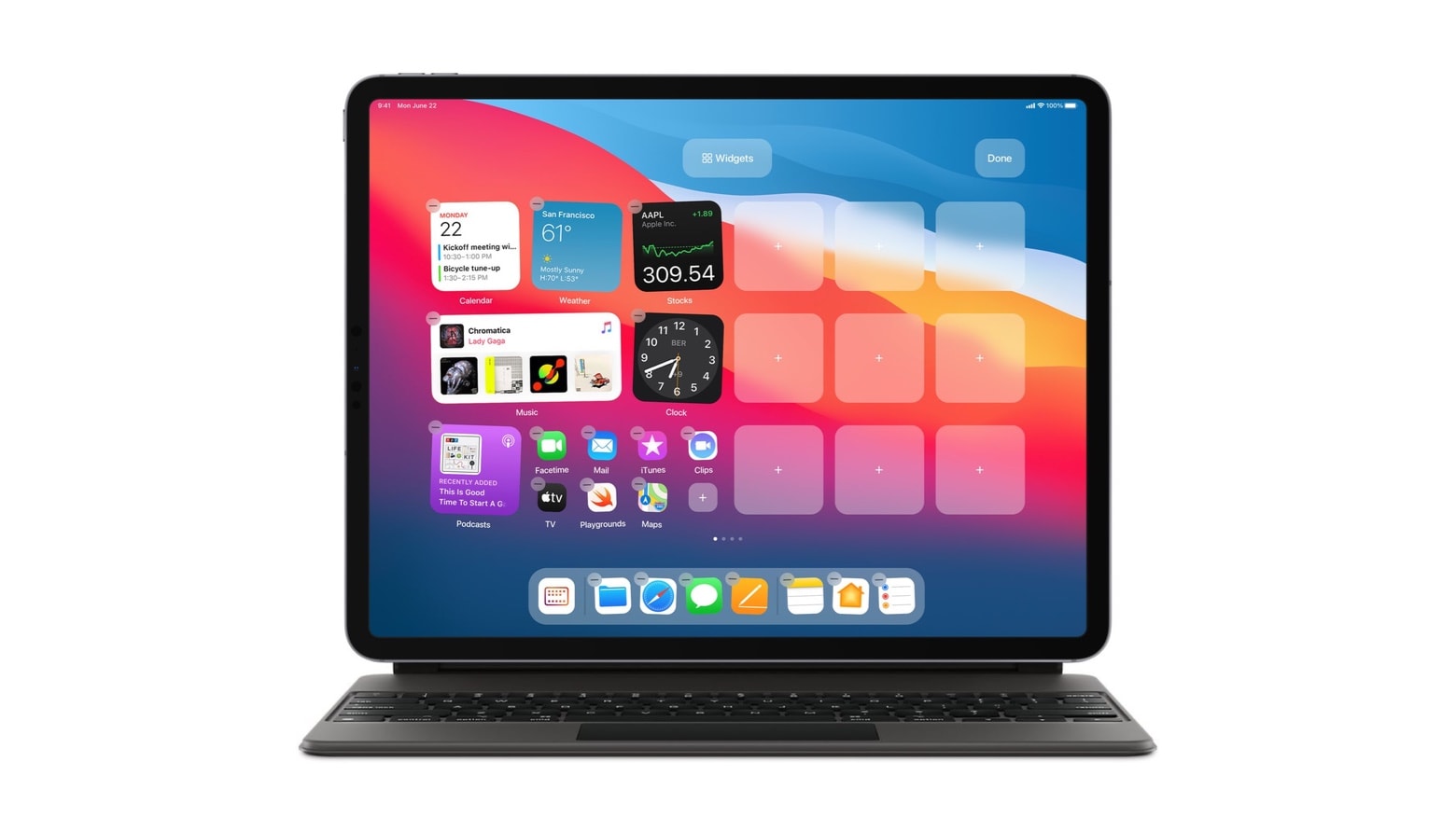iPad Home screen widgets should be free to roam
