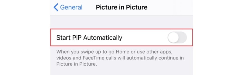 How to disable automatic picture-in-picture on iPhone and iPad