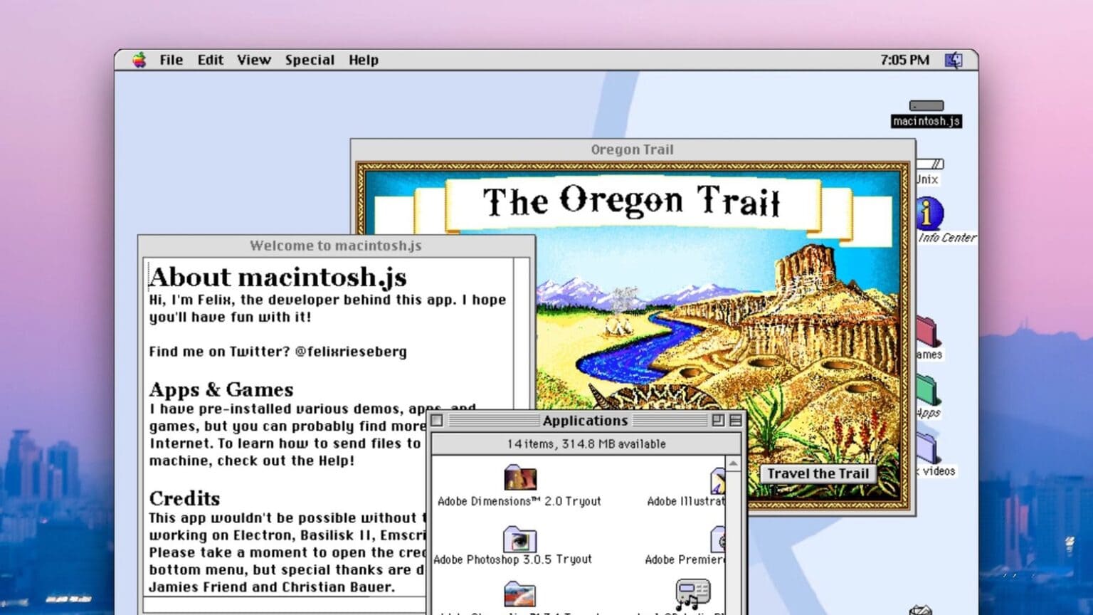 Mac OS 8 emulator