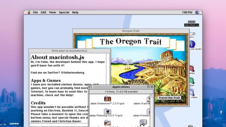 Mac OS 8 emulator