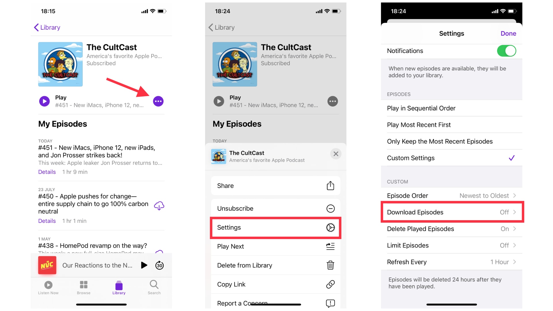 EA2FDC4B 2044 49F3 9649 547B9468C04B How to delete Podcasts from iPhone