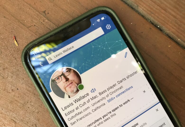 Tap the little speaker icon to hear the LinkedIn name pronunciation