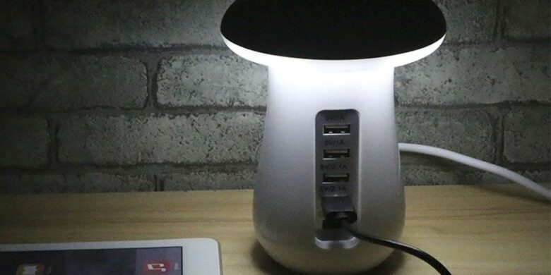 Mushroom Lamp and Charger