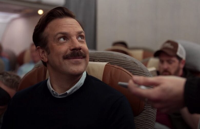 In Apple TV+ show "Ted Lasso," Jason Sudeikis reprises his character as an American sports coach turning his attention to soccer.