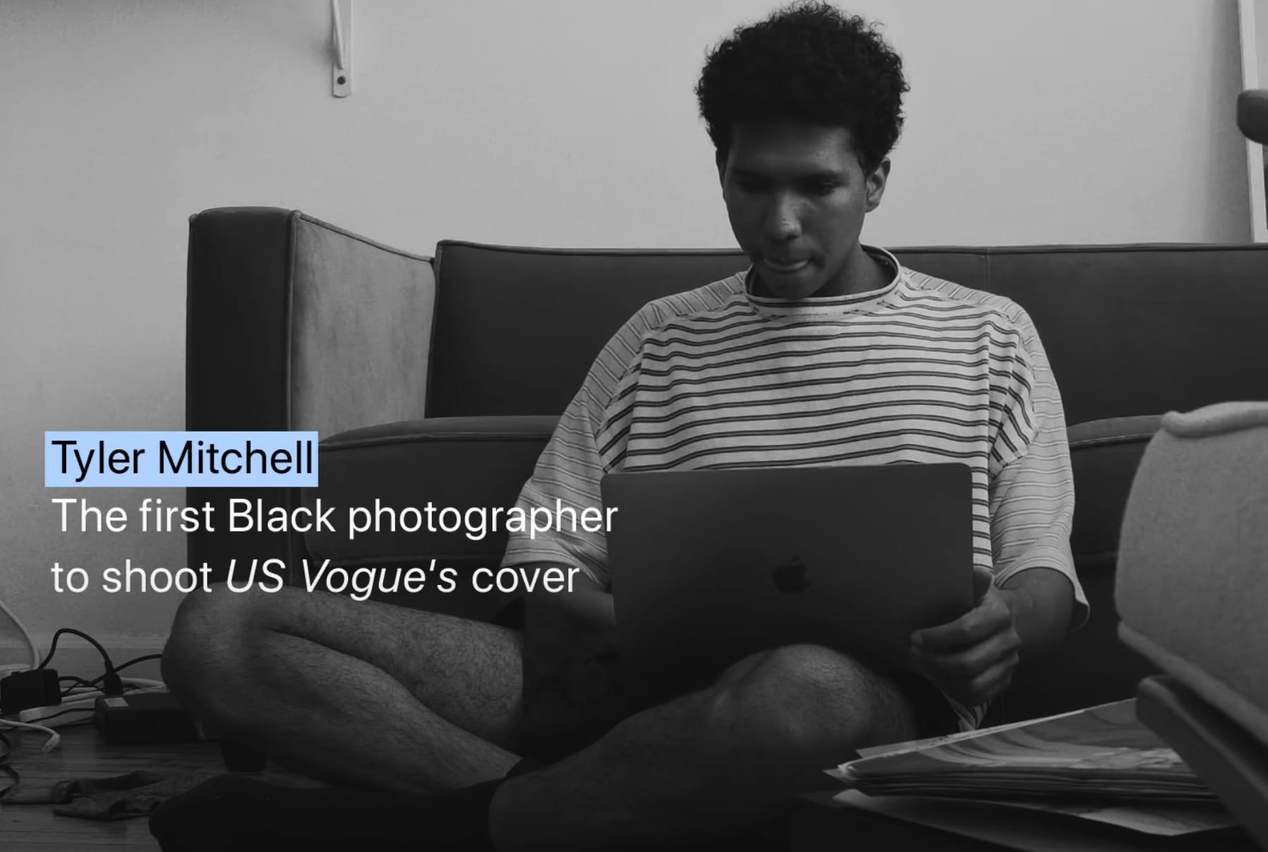 Tyler Mitchell Mac ad