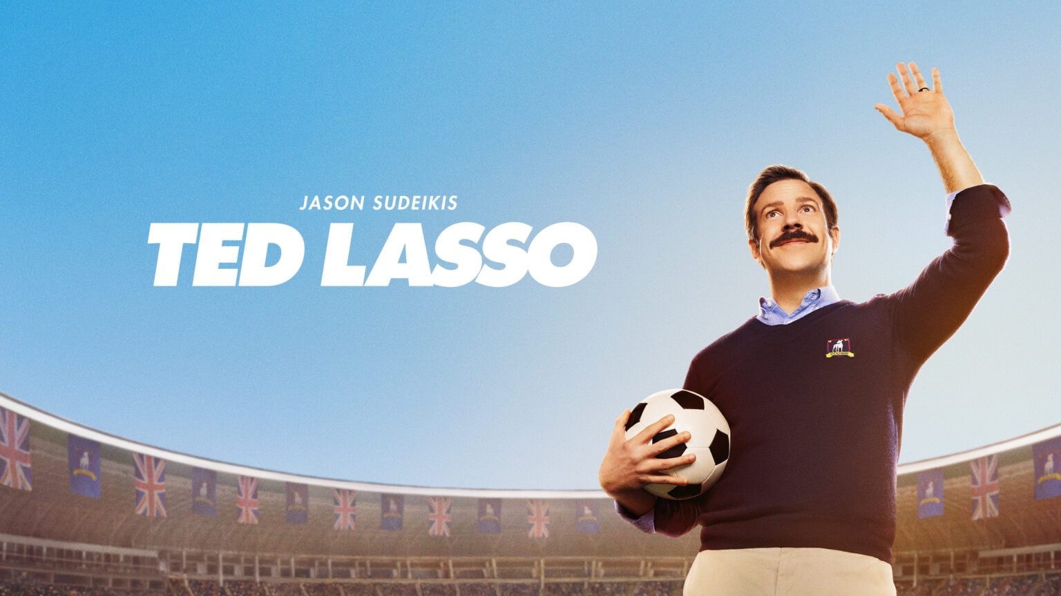 Jason Sudeikis plays a clueless college football coach in the Apple TV+ comedy series 
