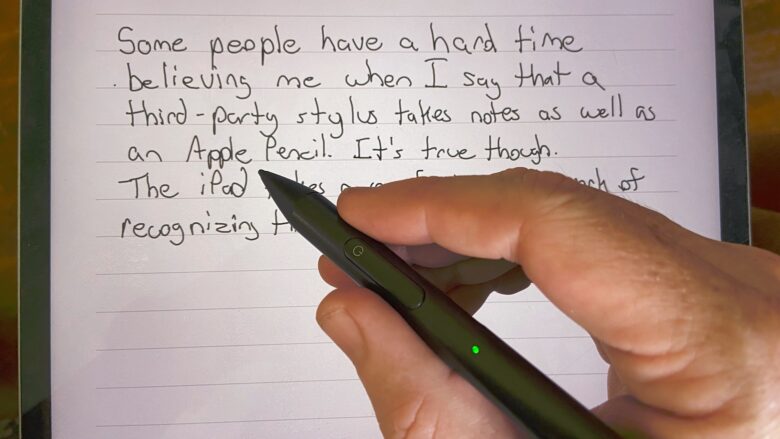 The Adonit Note-M is great for taking notes.