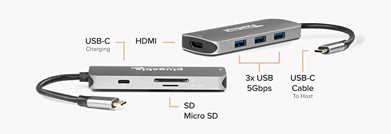 Plugable USB-C 7-in-1 Hub offers a range of ports