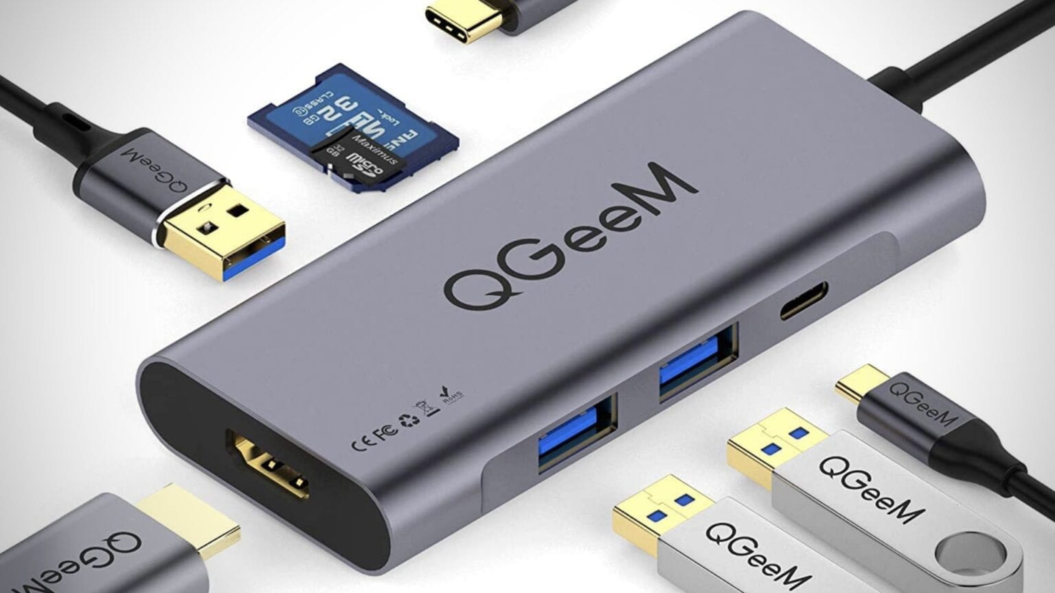QGeeM USB-C hub