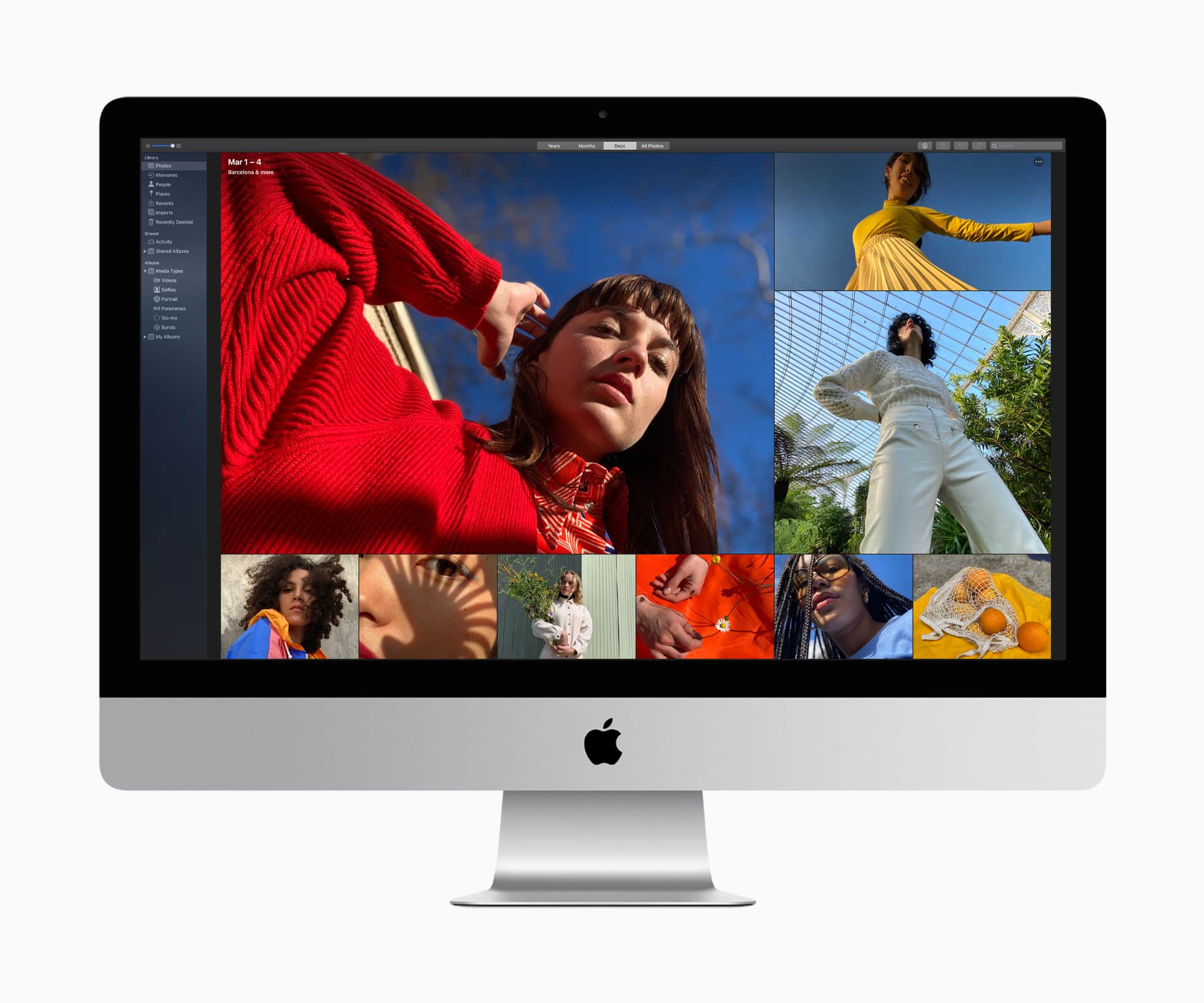 A nano-texture glass option brings an innovative matte finish to the iMac Retina 5K display for extremely low reflectivity while maintaining stellar image quality.