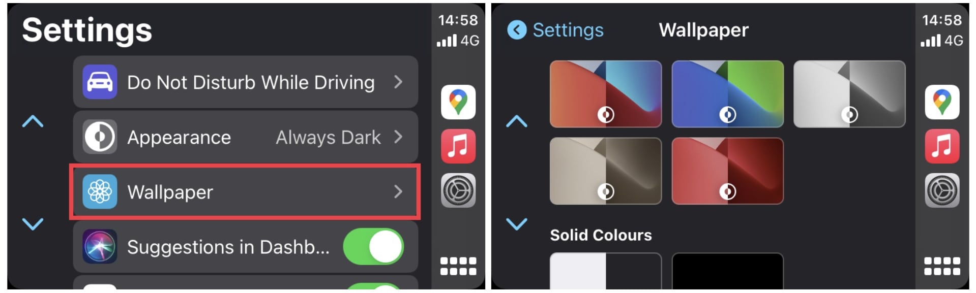How to change your CarPlay wallpaper in iOS 14