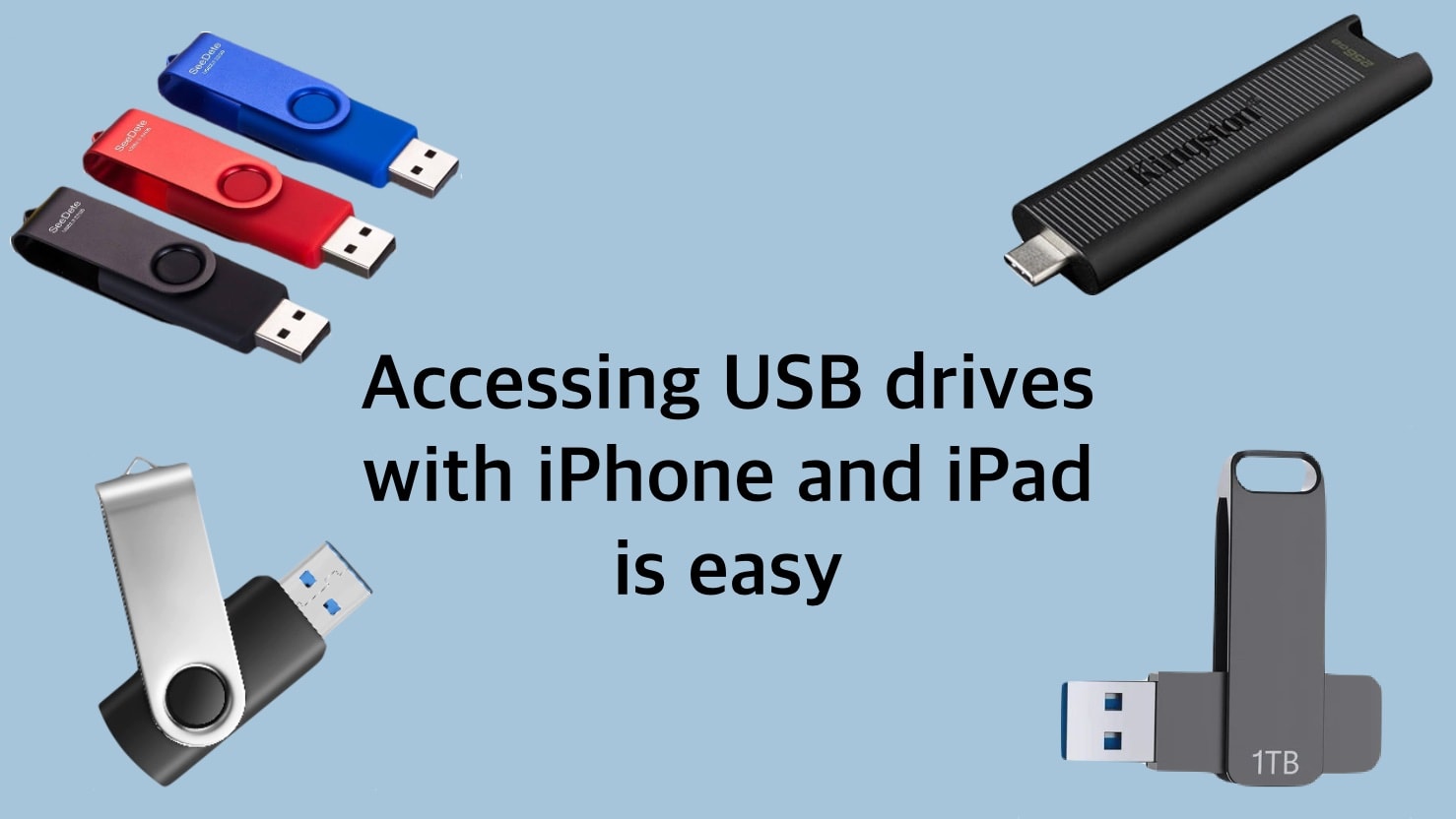 How to access a USB drive with iPhone or iPad