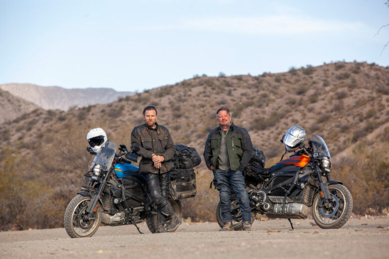 Charley Boorman and Ewan Mcgregor in Long Way Up