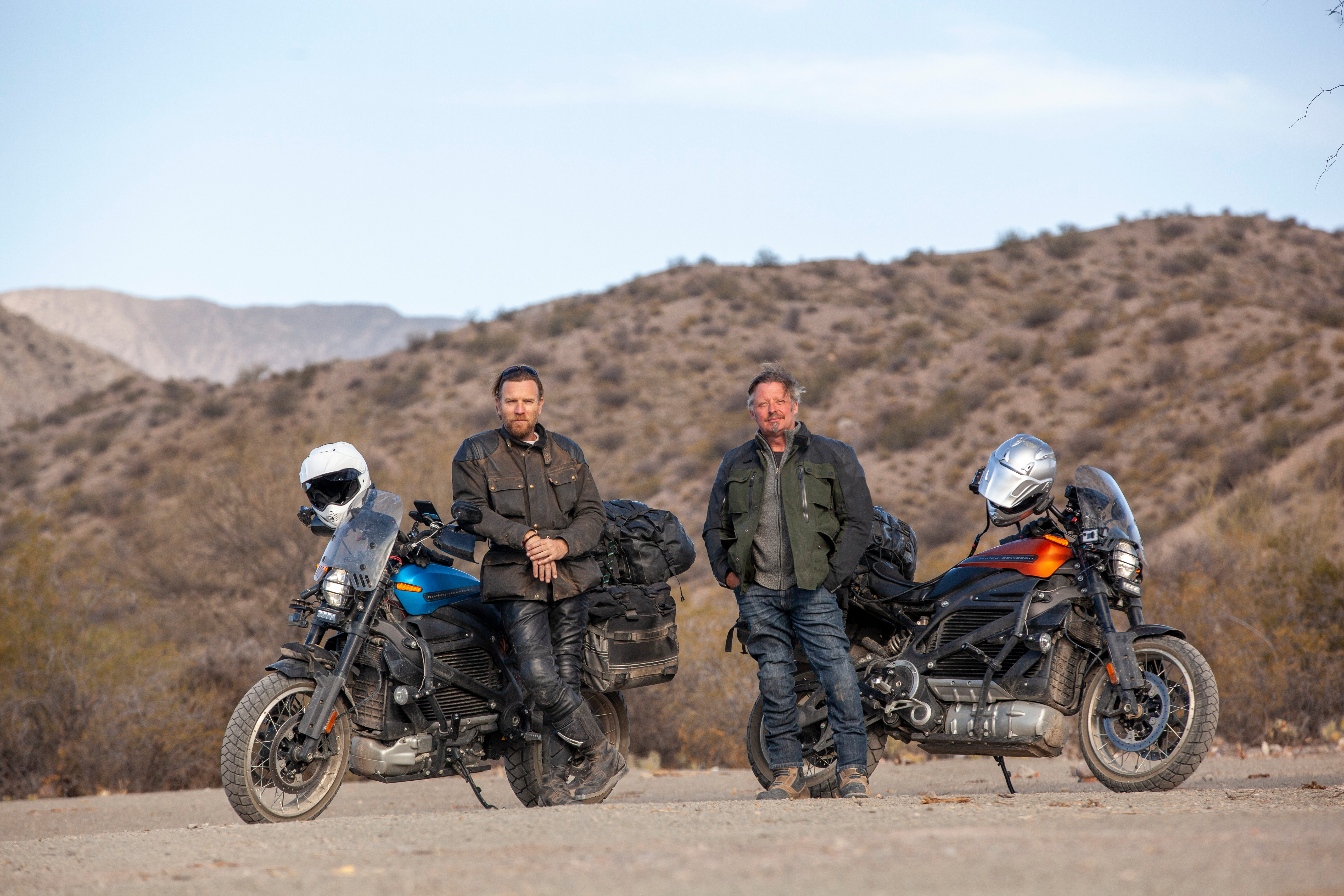 Charley Boorman and Ewan Mcgregor in Long Way Up