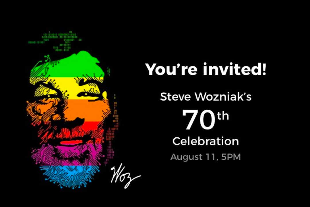 Woz 70th birthday