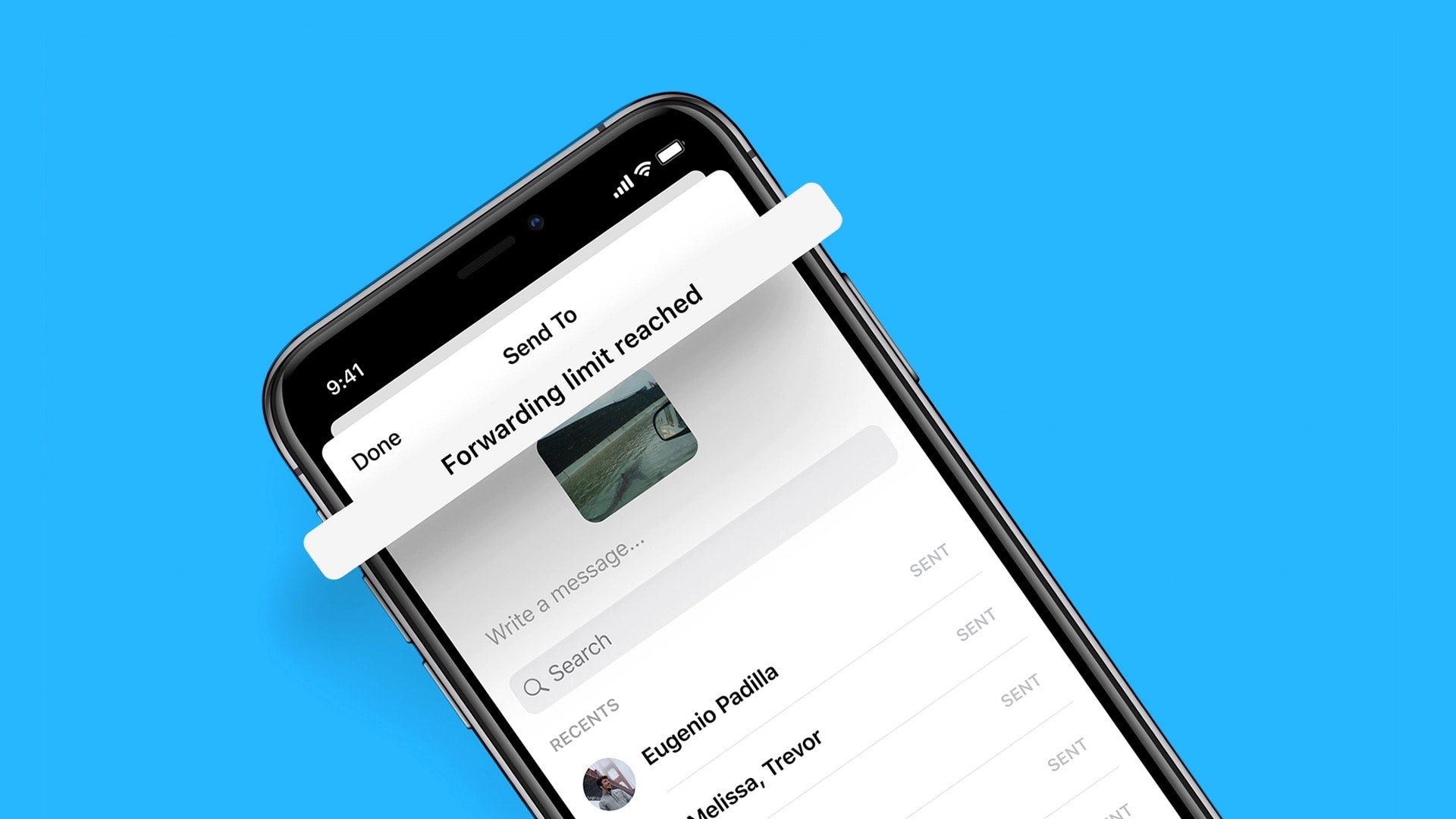 Facebook Messenger gets message forwarding limits