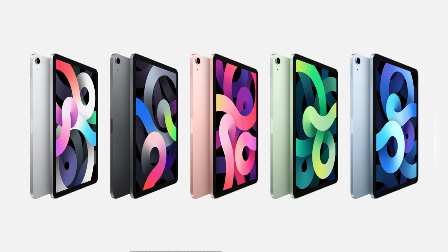 iPad Air 4 comes in a range of colors.