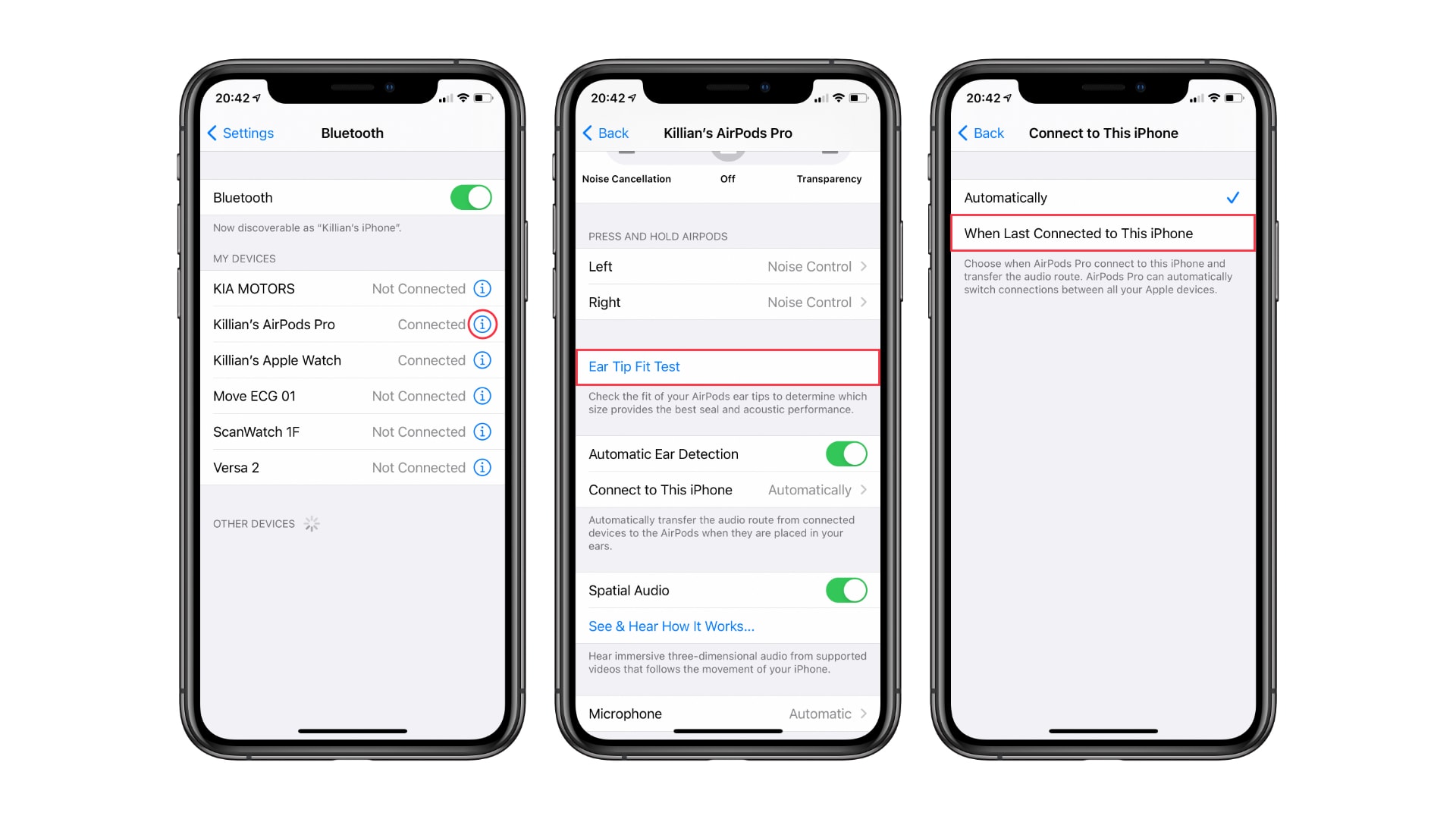 Prevent AirPods from automatically switching to different devices