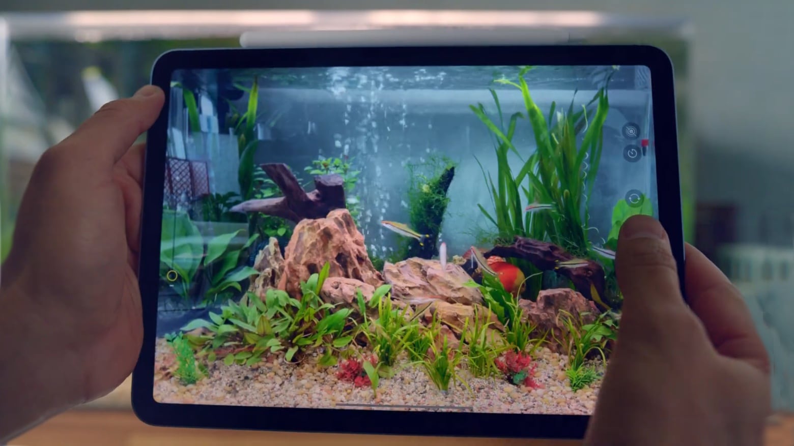 One of the new Apple ads is for the iPad Air 4