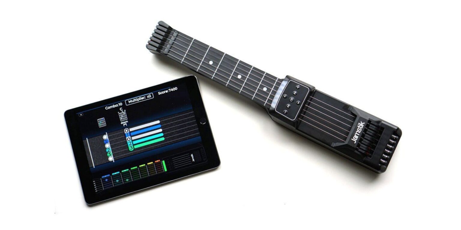 Jamstik: This portable trainer makes it easy and fun to improve your guitar skills.